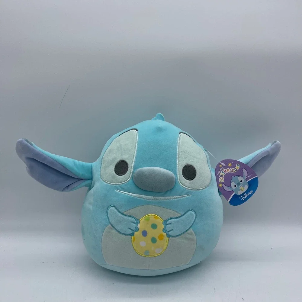NWT Disney Squishmallows Stitch SQDI00121 Kids 8 Inch Blue Easter Egg Plush Toy